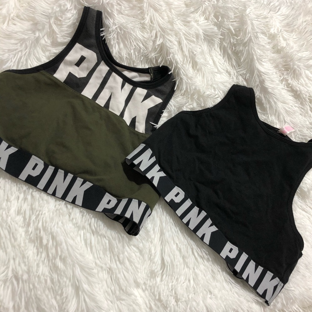 PINK sports bras